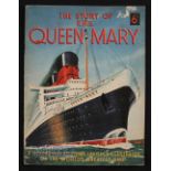 Maritime - RMS Queen Mary - A Descriptive Souvenir Publication Lavishly Illustrated of The World's