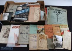 Mixed lot of Ephemera to include cigarette cards, tickets tour guides, model train brochures, wills,