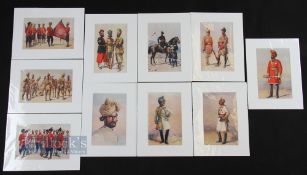 India - Lovett 'Armies of India 1911' colour prints features Carnatic, 82nd Punjab, Punjab