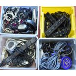 Music Equipment - Assorted Music Cables / Accessories features NJD Patch box, NJD, various leads,