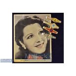 Original 8" x 10" promotional photo of a star "Libertad Lamarque" printed on card stock for "La
