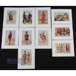 India - Lovett 'Armies of India 1911' colour prints features 40th Pathans, 42nd Deoli, 19th