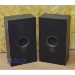 2x Mackie Industrial SP800 Sub Woofers / Bass Bins in black, measures height 61cm, width 35cm, depth