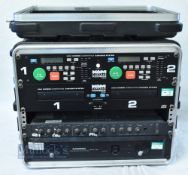 KAM KCD 800 CD Graphics Karaoke System and Samson Servo 260 Studio Amplifier 130 Watt Stereo, with