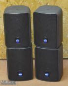 4x Mackie Industrial SP300 Speakers measures 21cm height, 13cm depth, 14cm width Box