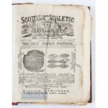 1888 Scottish athletic Journal & Cycling Gazette -January -May 1888 bound sporting newspapers,