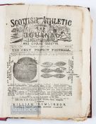 1888 Scottish athletic Journal & Cycling Gazette -January -May 1888 bound sporting newspapers,