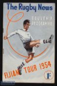 Very rare 1954 NSW v Fiji 1954 Rugby Programme: Issue from the islanders' early tour of Australia,