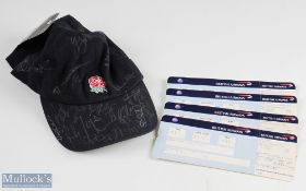 2003/05 England RWC Winners & British Lions Rugby items (2): Then brand-new with tags, a Nike, O2