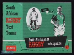 South African Rugby Test Teams 1891-1956: Fabulous booklet containing multiple team photographs of