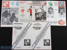 1980 British & Irish Lions to South Africa Rugby Programmes (6): Issues from the following matches -