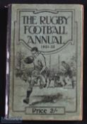 The Rugby Football Annual 1931-32: The usual small format and highly informative issue with