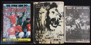 1980 British & Irish Lions to South Africa Rugby Tour Brochures etc (2plus): A pair from 1980,