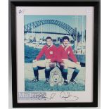 1989/1993 British Lions Brothers' Signed Rugby Photographs: In colour, in kit and at Sydney