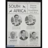 1951-2 South Africa Rugby Photographic Souvenir: Pics & penpics souvenir and fixture list, ever