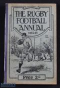 The Rugby Football Annual 1934-35: The usual small format and highly informative issue with