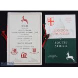 1951-2 Scarce Rugby Dinner Menus from the South African Tour (2): Issues after the games v Western