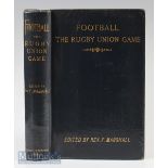 Rev Marshall Famous Rugby Book: Beautifully preserved 1st edition of the indispensable Rev Frank's