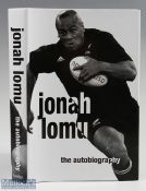 Rugby Book, signed Jonah Lomu Autobiography: The book was autographed during the late Lomu's short
