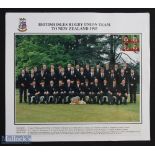 1993 British & Irish Lions Tour to New Zealand Rugby Photo: Splendid colour mounted (13.5" x 30.25")