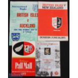1971/1997 British & Irish Lions Rugby Selection (4): Assortment with programmes v Auckland and the