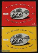 1960 All Blacks Rugby Tour of South Africa (2): Books 1 and 4 (of 4) from the highly collectable