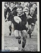 1967 Boland v Western Province Rugby Programme: Well-worn but attractive large-format 8pp plus