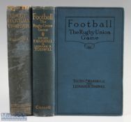 1921/1925 pair of fine Rugby Books (2): Classic Vintage Rugby Volumes: 'Rugby Football Up to