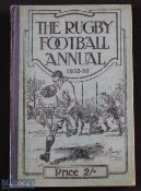 The Rugby Football Annual 1932-33: The usual small format and highly informative issue with