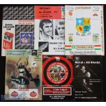 NZ All Black Rugby Programmes in South Africa (6): v Natal 1970 and 1992, Quagga Barbarians 76,