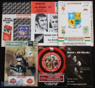 NZ All Black Rugby Programmes in South Africa (6): v Natal 1970 and 1992, Quagga Barbarians 76,