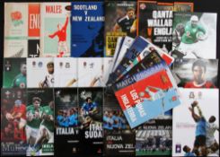 1963-2019 The UK Down Under & 2005/19 Six Nations & Autumn Test Rugby Programmes (20): New Zealand v