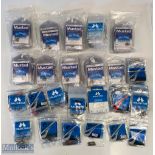 A large quantity of Mustards Fishing Hooks, mixed sizes of hooks all in original retail packs unused