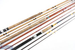 Edgar Sealey double built butt Maxfly Split Cane Fly Rod, 12ft, 3pc, 27" handle with down locking
