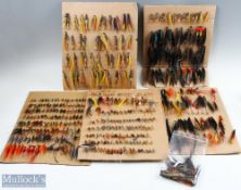 Selection of Salmon Flies comprising - over 160 tubes with hooks, over 280 various single double/