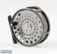 Hardy Alnwick LRH Lightweight Fly Reel, 3 3/16" spool with two screw catch, moiled rim tensioner,