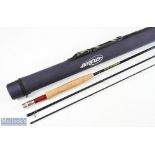 Airflo Light Speed Carbon fly rod 10' 3pc line 6/7# alloy uplocking reel seat with wood insert,