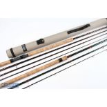 Shakespeare Oracle IV Carbon Salmon Fly Rod, 3.6m 4pc line 9/10#, 24" handle with down locking