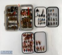 C & F Waterproof Fly Box 8" x 4.5" x 1.5", with over 40 salmon/sea trout flies; Wheatley Swing