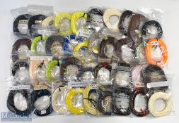 35+ Mille End Fly Fishing Lines, a mixture of unused lines still in retail bags, old shop stock