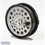 Scarce and Uniquely Designed 'Fideliter' 3 3/8" Trout Fly Reel c1940s contracted with bright