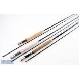 Airflo Classic High Modulus Carbon Fly Rod, 9ft 6" 2pc, line 6/7#, uplocking reel seat with wood