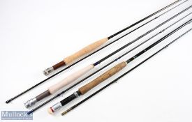 Airflo Classic High Modulus Carbon Fly Rod, 9ft 6" 2pc, line 6/7#, uplocking reel seat with wood