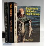 3x Pike Books to include a signed copy of The Pike of Broadland Fishing Book - Stephen Harper