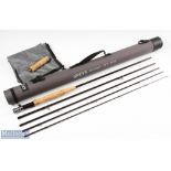 Grey's Missionary Carbon Fly Rod, 10ft 3" 5pc line 7/8#, alloy uplocking reel seat with wood insert,