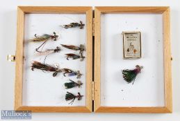 Selection of Hardy Halcyon spinning lures (9) features Hardy stamped lures measuring 1" to 1.5"