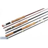 Lureflash IM-6 full carbon Fly Rod, 10ft 6" 2pc, line 7/8#, no bag; Fibatube two handed carbon Fly