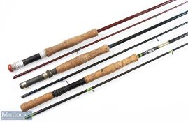 Lureflash IM-6 full carbon Fly Rod, 10ft 6" 2pc, line 7/8#, no bag; Fibatube two handed carbon Fly