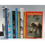 8x Assorted Fishing Books, to include - Angler's Eldorado - Zane Grey 1982, Top Ten - Bruce