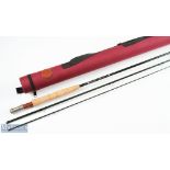 Hardy Alnwick The Gem MkII Carbon Fly Rod ICT 197363, 9ft 3pc line 6#, alloy uplocking reel seat